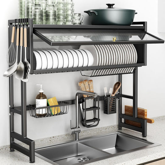 3 Tier Over The Sink Dish Drying Rack